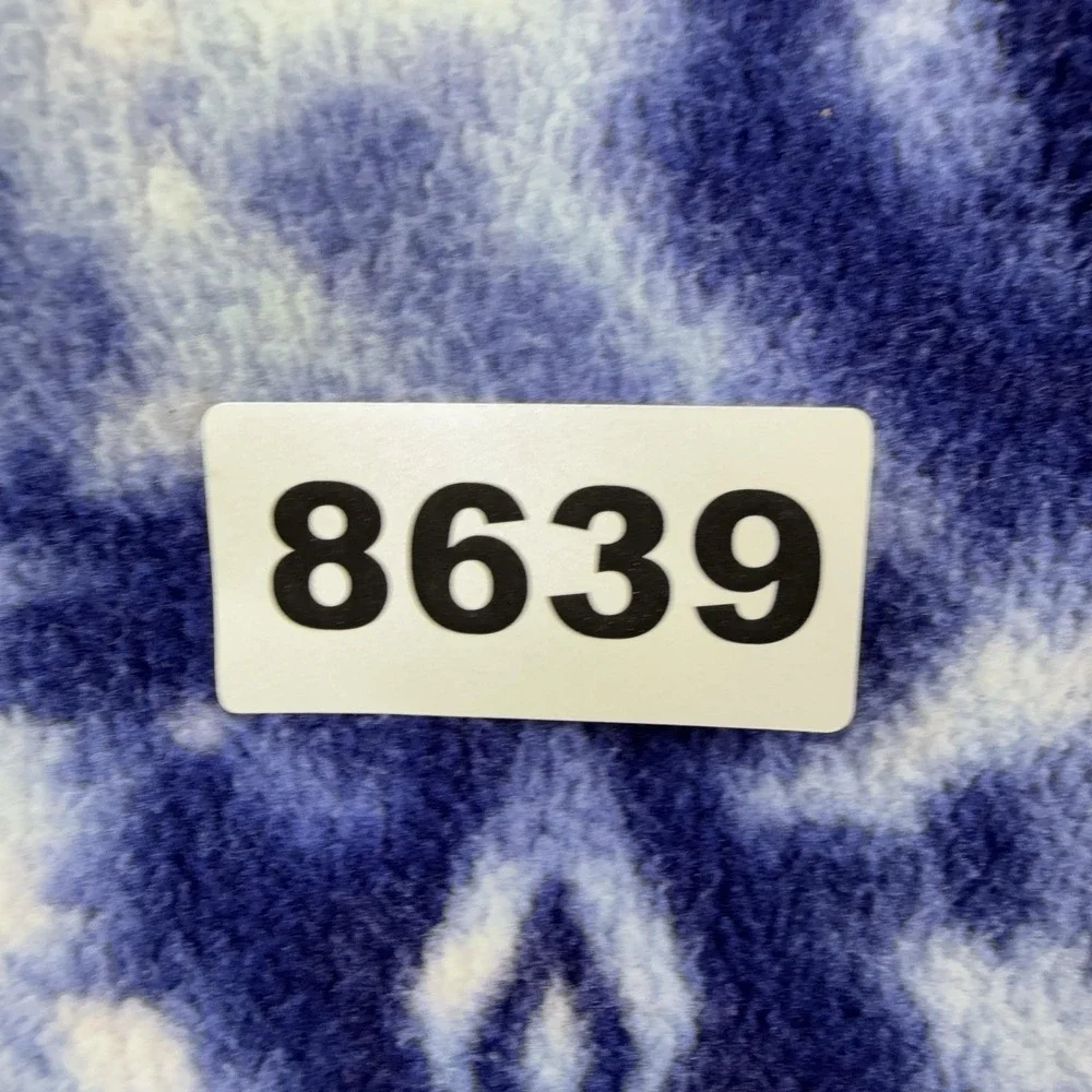 Columbia Fleece Jacket Girls XS 6/6X Blue Disney Frozen II Tie Dye Full Zip